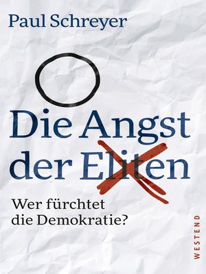 cover image of Die Angst der Eliten